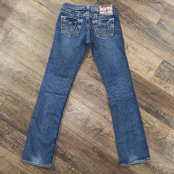True Religion Blue Flare & Wide Leg Jeans - Picture 3 of 7